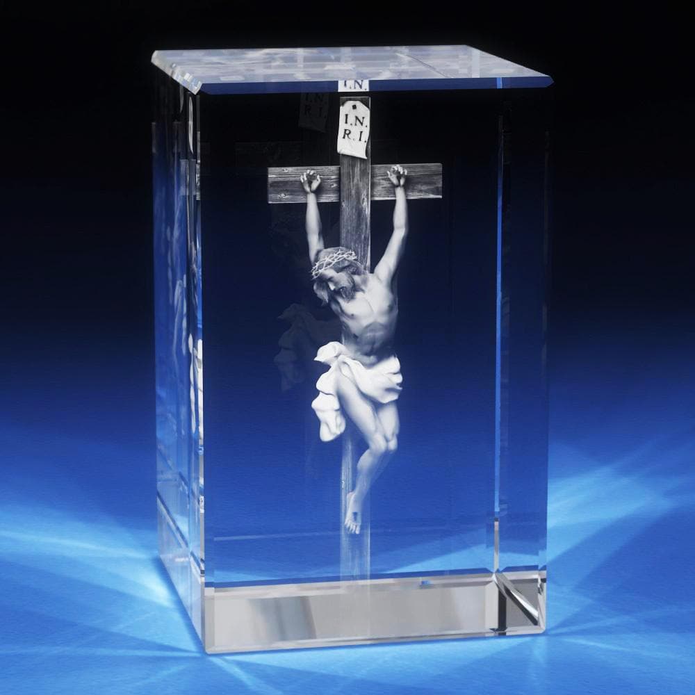 3D Crystal Christian Cross | 3D Laser Gifts