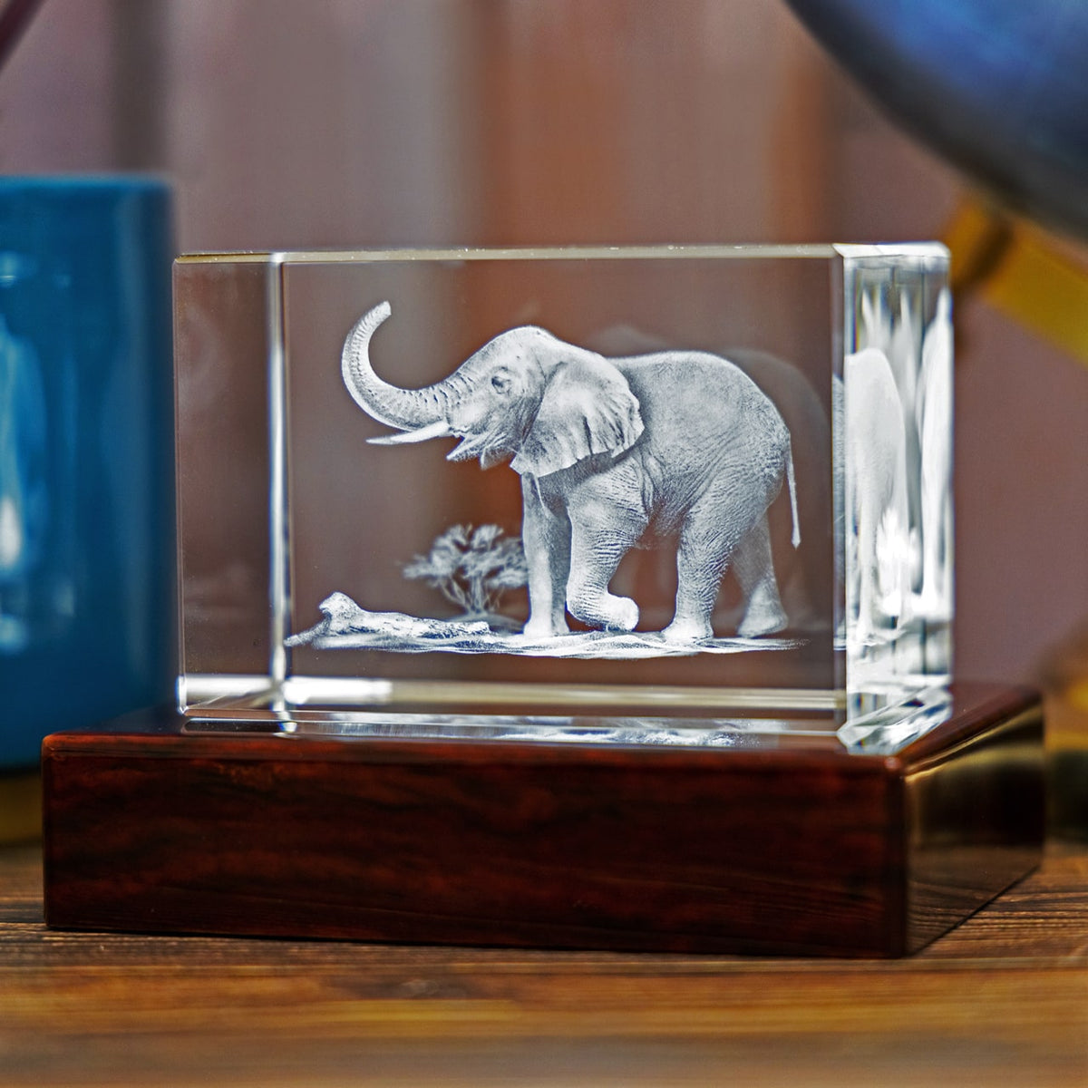 3D Crystal Elephant | 3D Laser Gifts