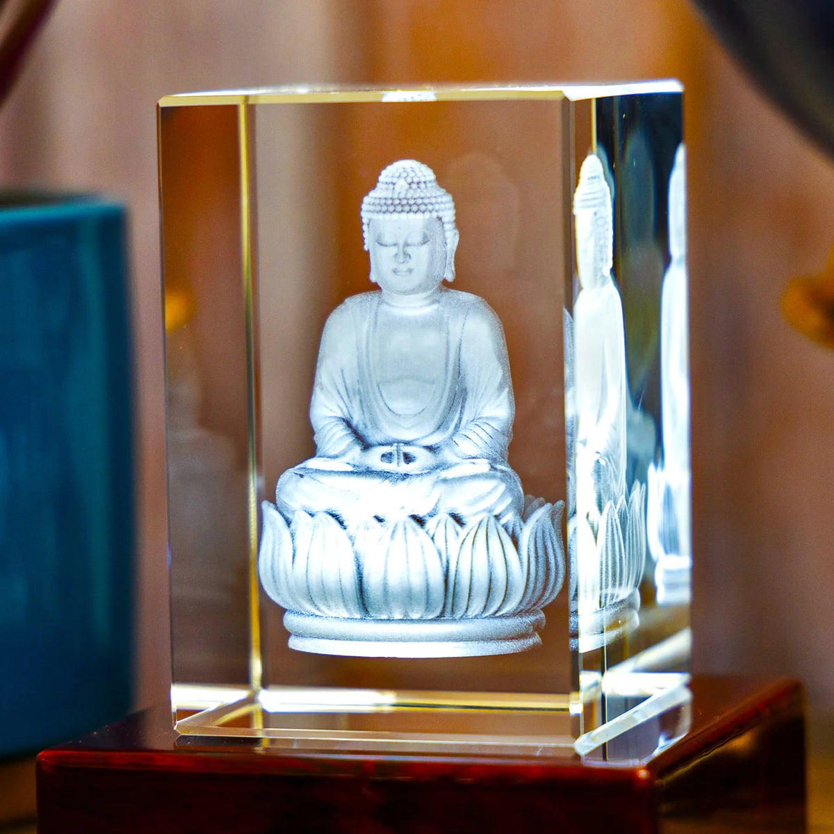 3D Crystal Buddha