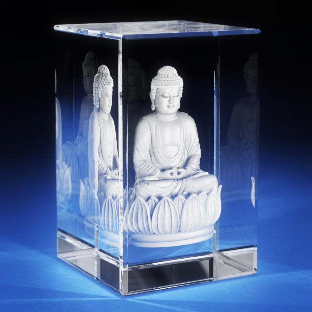 3D Crystal Buddha