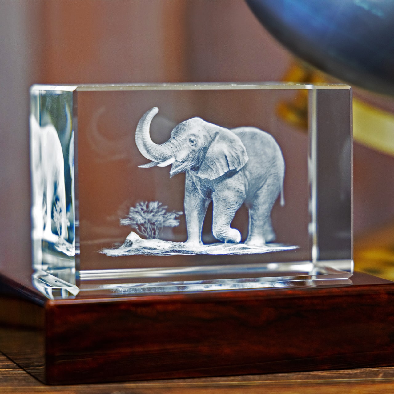 3D Crystal Elephant | 3D Laser Gifts