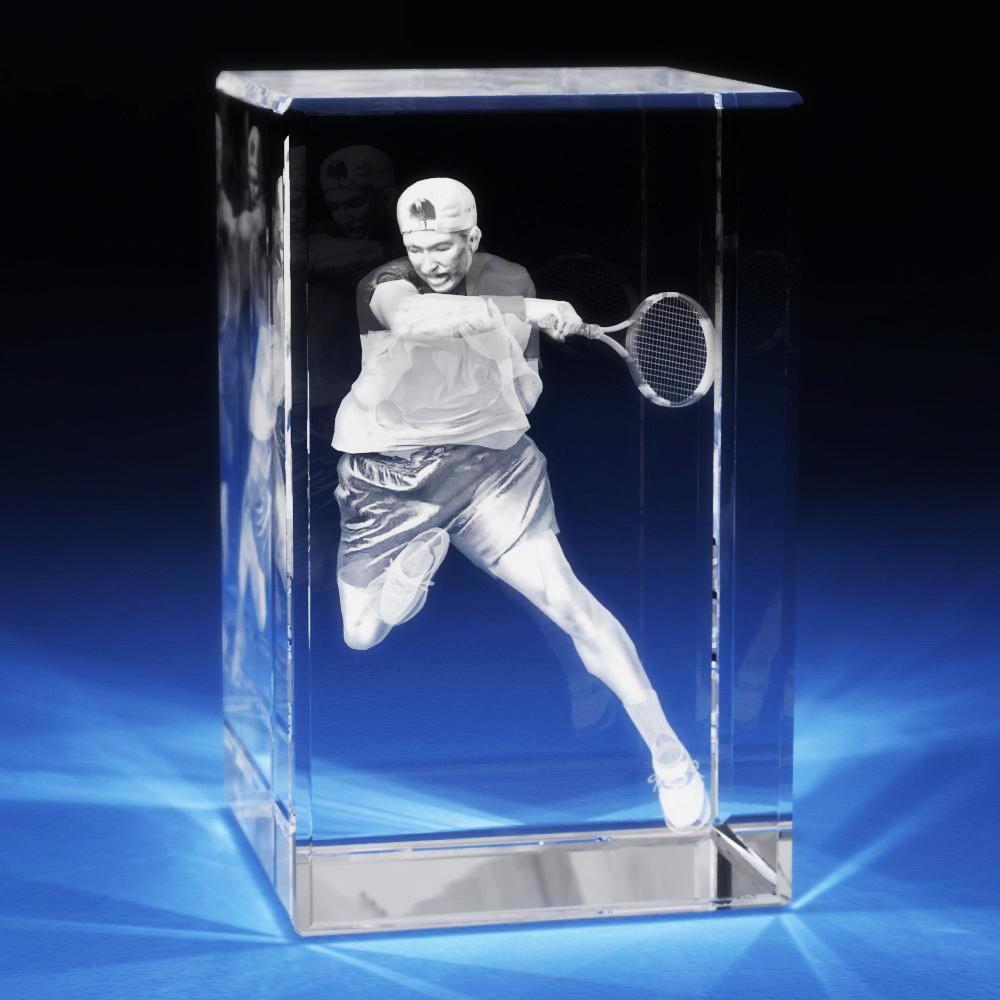 3D Crystal Tennis | 3D Laser Gifts
