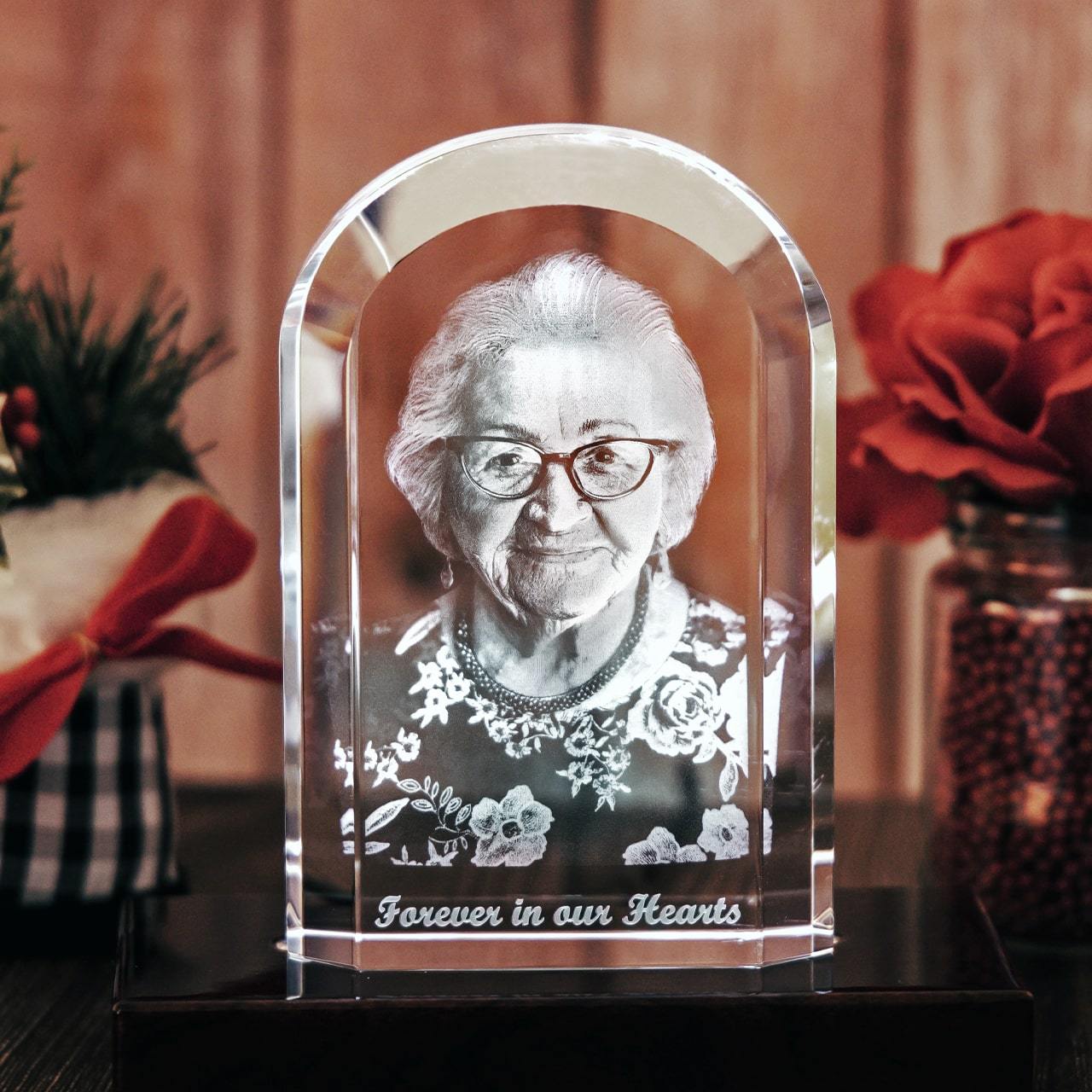 3D Crystal Tombstone | 3D Laser Gifts
