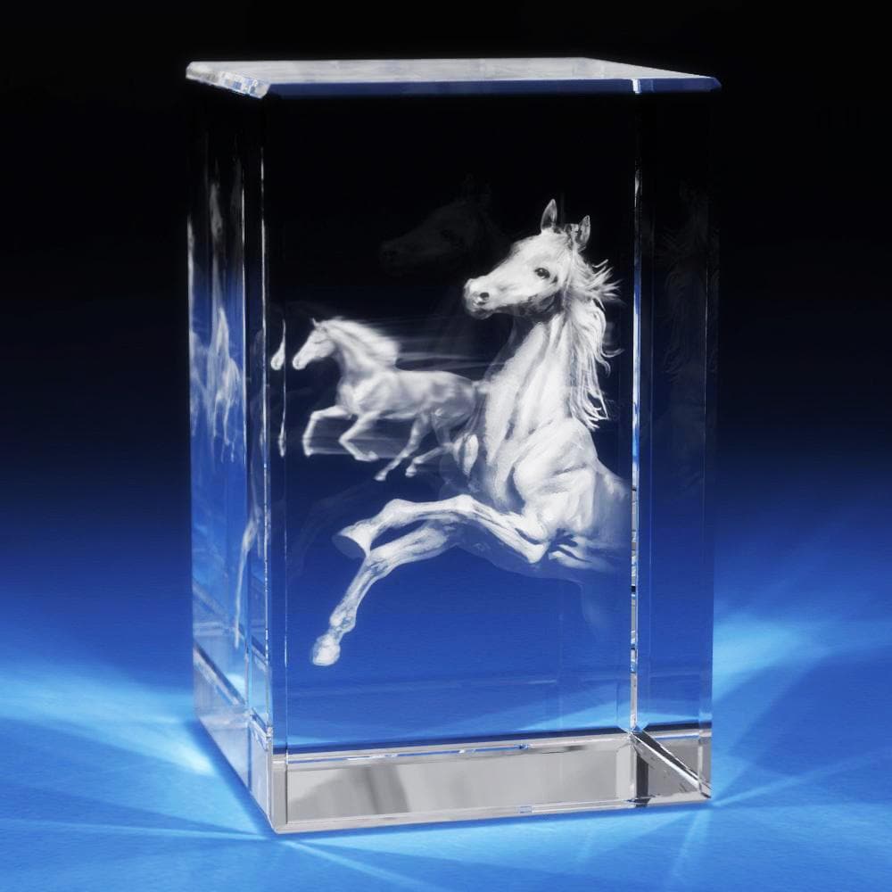 3D Crystal Horses | 3D Laser Gifts