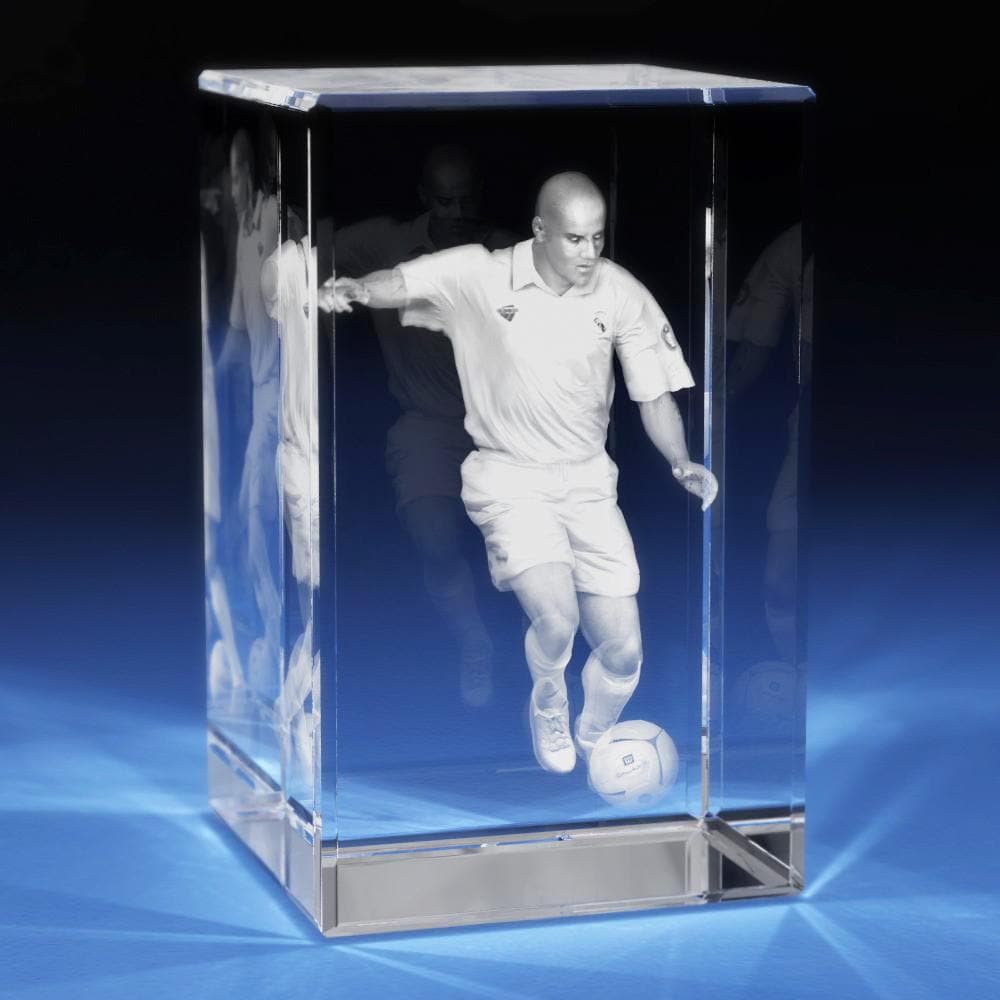 3D Crystal Soccer | 3D Laser Gifts
