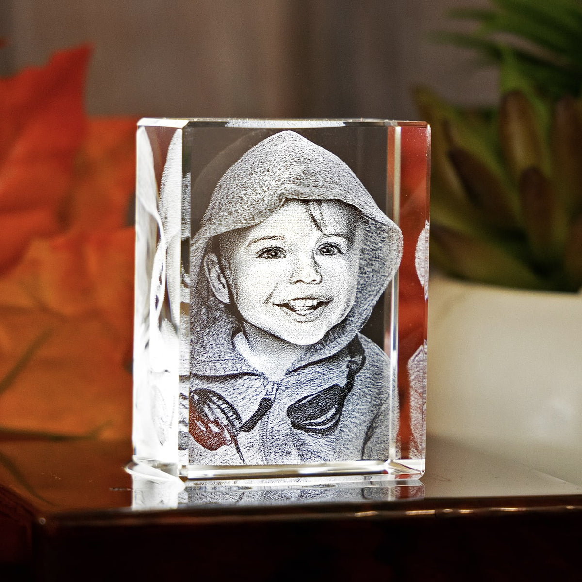 3D Crystal Rectangle For Parents