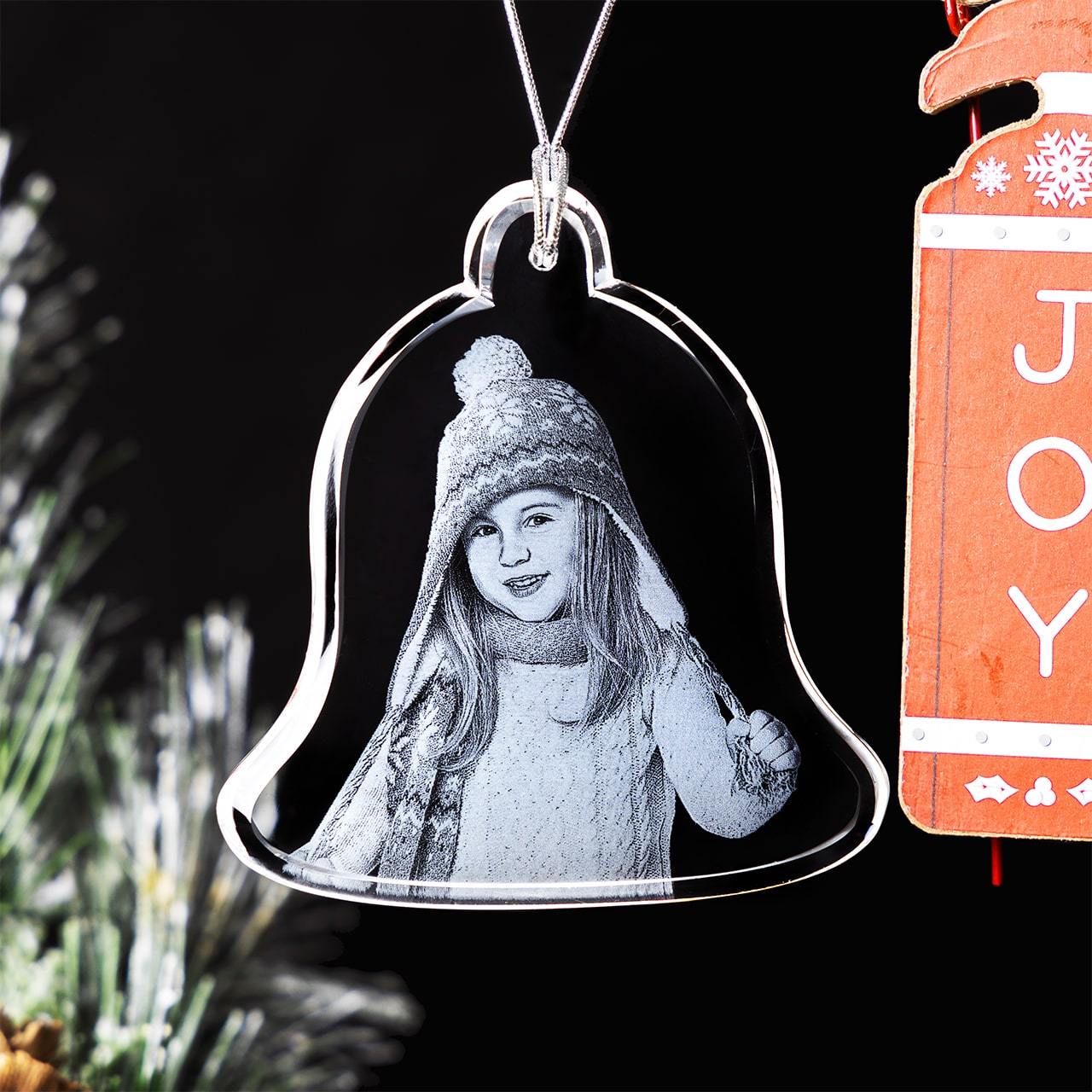 Crystal Ornament Bell | 3D Laser Gifts